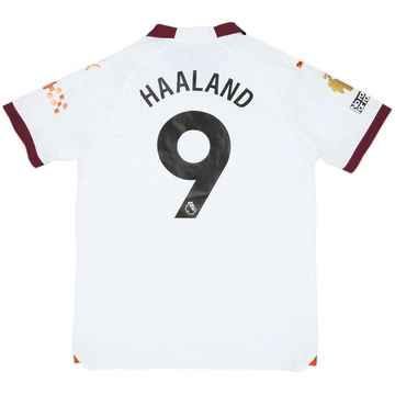 2023-24 Manchester City Authentic Away Shirt Haaland #9 (XL)