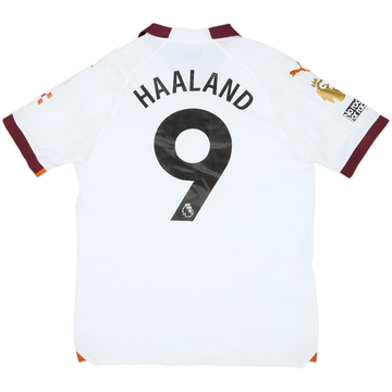 2023-24 Manchester City Authentic Away Shirt Haaland #9 (M)