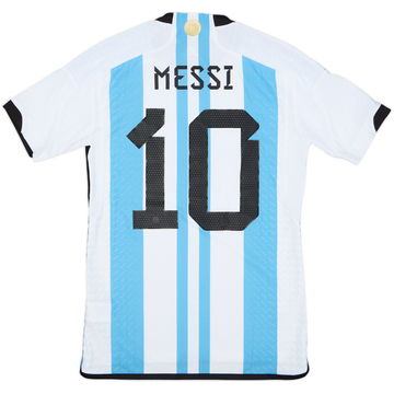 2022-23 Argentina Authentic Home Shirt Messi #10 (S)