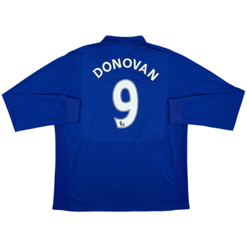 2011-12 Everton Home L/S Shirt Donovan #9 - 8/10 - (XL)