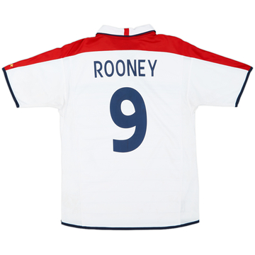2003-05 England Home Shirt Rooney #9 - 5/10 - (L)