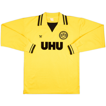 1980-81 Borussia Dortmund Home L/S Shirt - 9/10 - (L)
