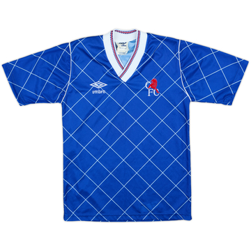 1987-89 Chelsea Home Shirt - 8/10 - (M.Boys)