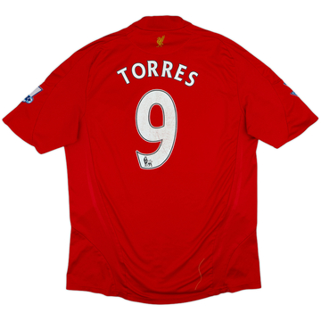 2008-10 Liverpool Home Shirt Torres #9 - 6/10 - (L)