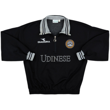 1999-00 Udinese Diadora 1/4 Zip Sweat Top - 8/10 - (M)