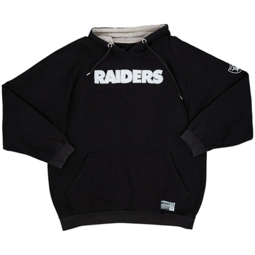 2010s Oakland Raiders Majestic Hooded Sweat Top - 6/10 - (XL)
