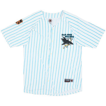 1990s San Jose Sharks Campri Baseball Jersey Tee - 8/10 - (S)