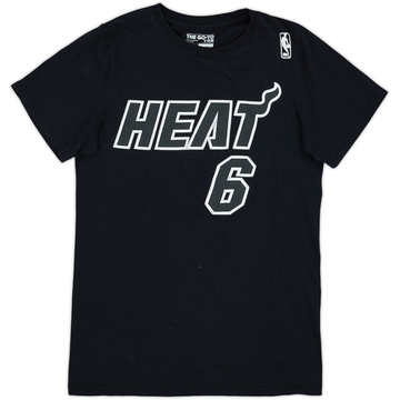 2011-12 Miami Heat James #6 adidas Tee - 6/10 - (S)
