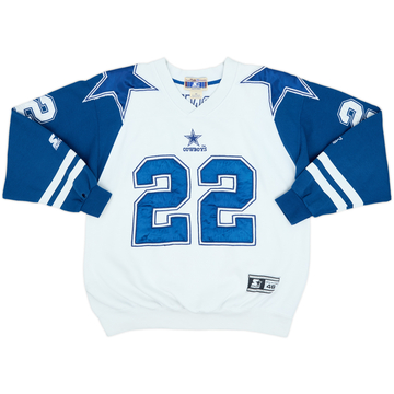 1995 Dallas Cowboys E.Smith #22 Starter Sweat Top - 5/10 - (M)