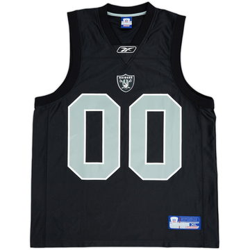 2002-04 Oakland Raiders #00 Reebok Sleeveless Jersey - 8/10 - (XL)