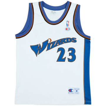2001-03 Washington Wizards Jordan #23 Champion Home Jersey - 8/10 - (M)