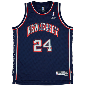 2004-06 New Jersey Nets Jefferson #24 Reebok Swingman Away Jersey - 8/10 - (XL)