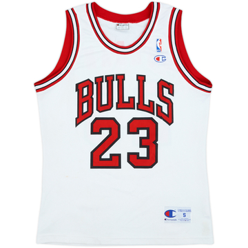 1991-98 Chicago Bulls Jordan #23 Champion Home Jersey - 7/10 - (S)