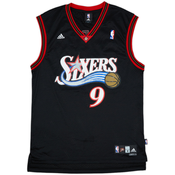 2006-07 Philadelphia 76ers Iguodala #9 adidas Swingman Away Jersey - 6/10 - (M)
