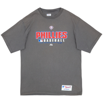 2009 Philadelphia Phillies Majestic Tee - 9/10 - (L)