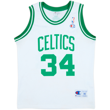 2006-10 Boston Celtics Pierce #34 Champion Home Jersey - 7/10 - (XS)