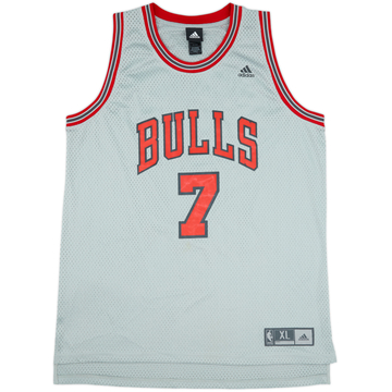 2006-07 Chicago Bulls Gordon #7 adidas Swingman Alternate Jersey - 8/10 - (XL)