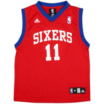 2009-10 Philadelphia 76ers Holiday #11 adidas Away Jersey - 9/10 - (M.Boys)