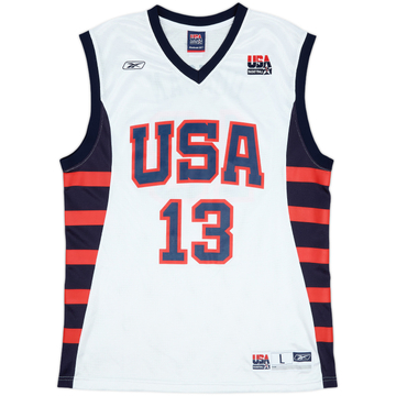 2004 USA Duncan #13 Reebok Home Jersey - 9/10 - (L)