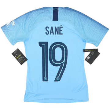 2018-19 Manchester City Home Shirt Sane #19 (Women's XS)