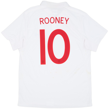 2010-11 England 'South Africa' Home Shirt Rooney #10 - 8/10 - (L)
