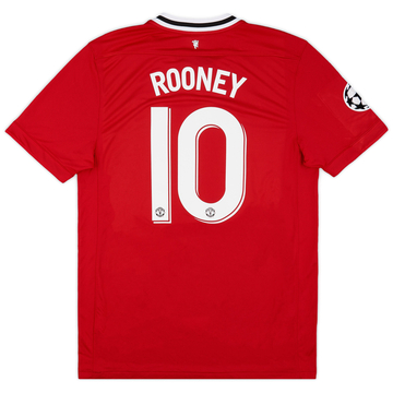 2011-12 Manchester United Home Shirt Rooney #10VS