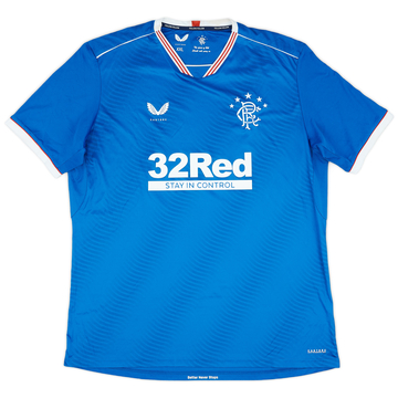 2020-21 Rangers Home Shirt - 8/10 - (XXL)