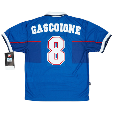 1997-99 Rangers Home Shirt Gascoigne #8 (M)