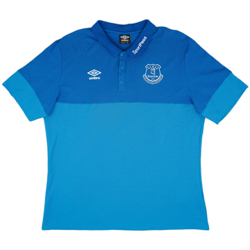 2017-18 Everton Umbro Polo Shirt - 9/10 - (3XL)