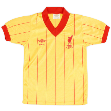 1981-84 Liverpool Away Shirt - 9/10 - (XS.Boys)