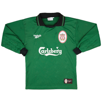 1996-97 Liverpool GK Shirt - 9/10 - (S)