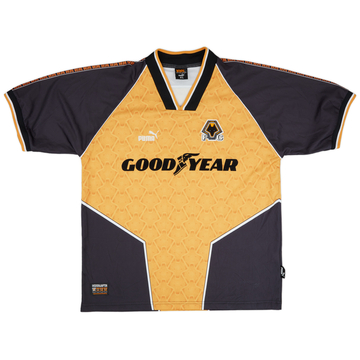 1996-98 Wolves Home Shirt - 8/10 - (XL)