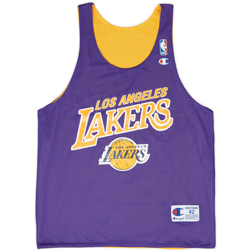 1990s LA Lakers Champion Reversible Training Jersey L