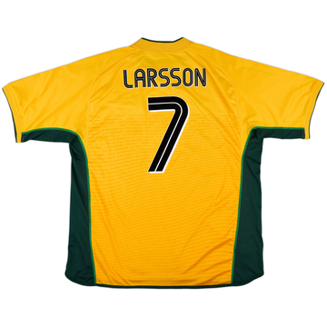 2002-03 Celtic Away Shirt Larsson #7 (XXL)