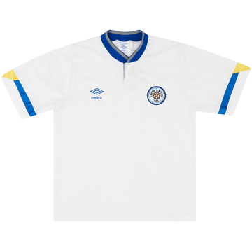 1990-91 Leeds United Home Shirt - 8/10 - (S)