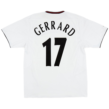 2003-04 Liverpool Away Shirt Gerrard #17