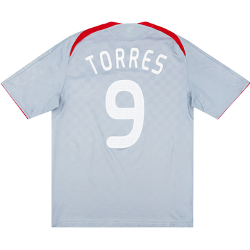 2008-09 Liverpool Away Shirt Torres #9ES