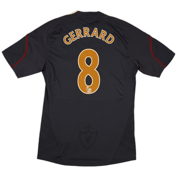 2009-10 Liverpool Away Shirt Gerrard #8VS