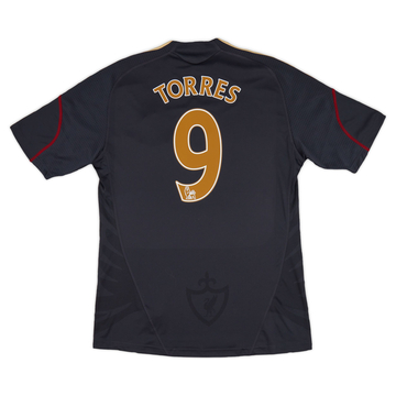 2009-10 Liverpool Away Shirt Torres #9ES