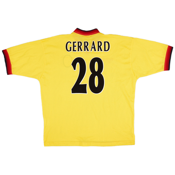 1997-99 Liverpool Away Shirt Gerrard #28