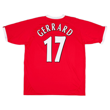 2001-03 Liverpool CL Shirt Gerrard #17VS