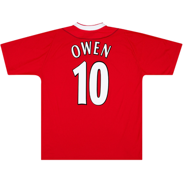 2002-04 Liverpool Home Shirt Owen #10ES