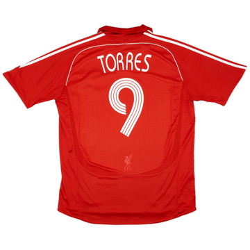 2006-08 Liverpool Home Shirt Torres #9ES