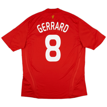 2008-10 Liverpool Home Shirt Gerrard #8