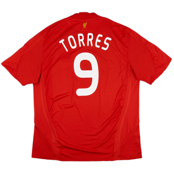 2008-10 Liverpool Home Shirt Torres #9 - 6/10 - (M)