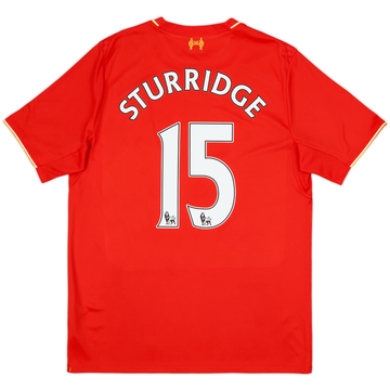 2015-16 Liverpool Home Shirt Sturridge #15 - 6/10 - (S)