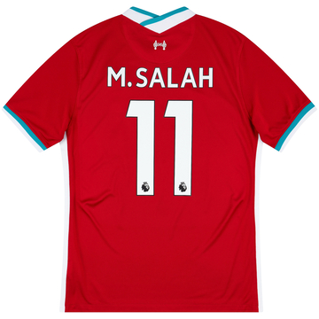 2020-21 Liverpool Home Shirt M.Salah #11VS