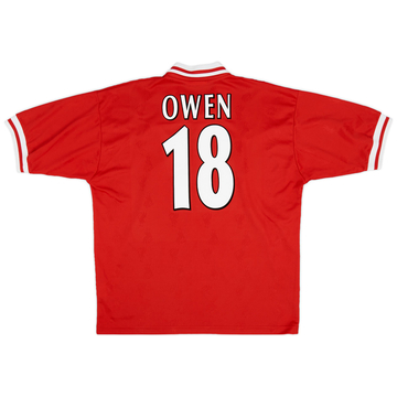 1996-98 Liverpool Home Shirt Owen #18
