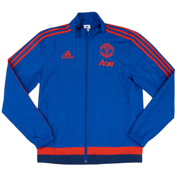 2015-16 Manchester United adidas Track Jacket - 9/10 - (S)