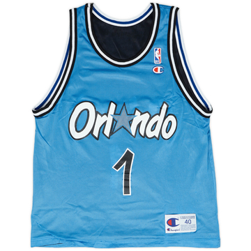 1995-98 Orlando Magic Hardaway #1 Champion Jersey (Reversible) M